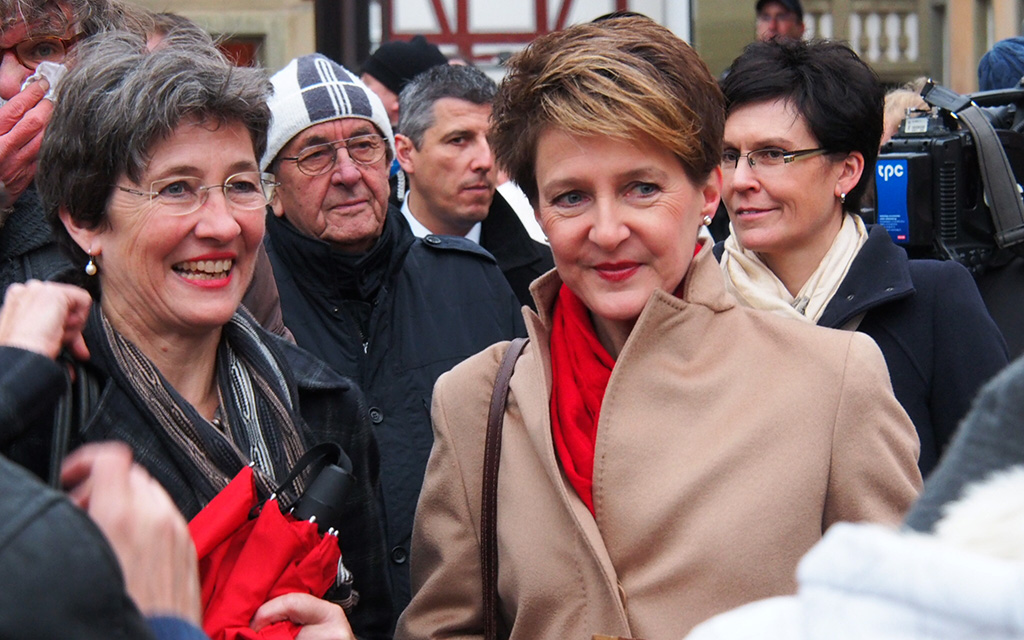 Festa per l’elezione a presidente della Confederazione a Köniz, 11.12.2014