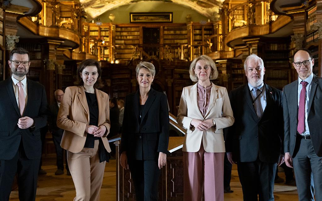 Photo de groupe des ministres de la Justice germanophones