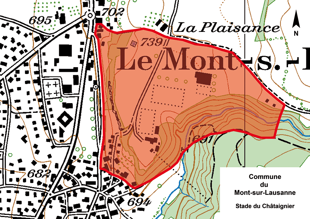 Terrain du Châtaignier, Le Mont-sur-Lausanne VD