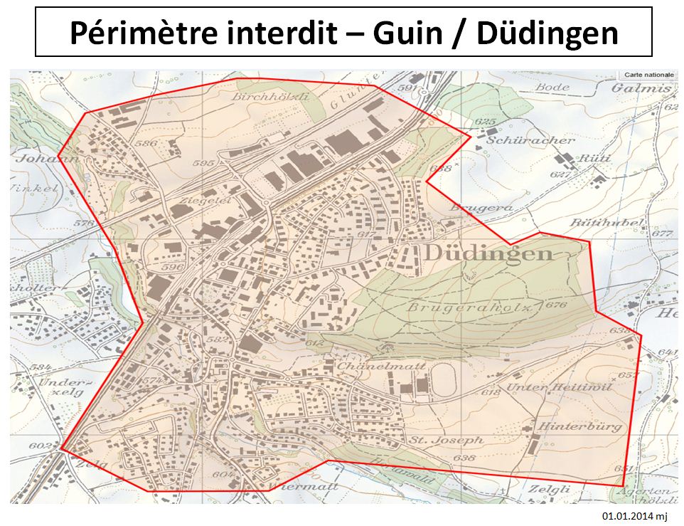 Patinoire et Gare de Guin, Düdingen FR